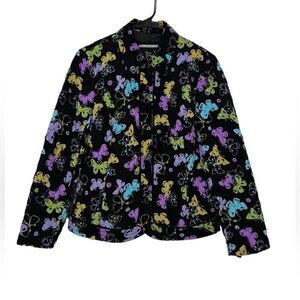 Requirements Floral Printed Jacket(Size Small)